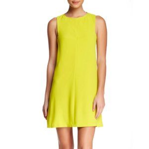 Trina Turk Sleeveless Shift Dress // Neon Green